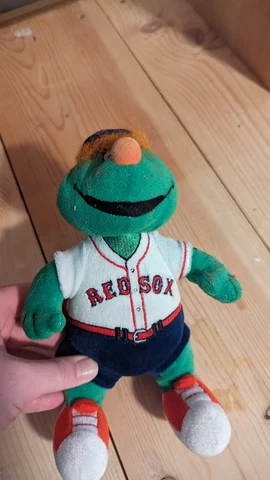 MLB FOCO Red Sox Wally Green Monster Plush 8" Cover