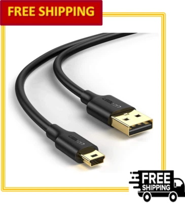 UGREEN Mini USB B 2.0 Charging Cable Compatible with GPS, Cameras & Hard Disk - Image 1 of 4
