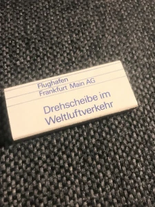 Streichhölzer FAG Flughafen Frankfurt AG Reklame Werbung alt antik Sammler - Bild 1 von 3