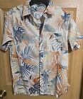 American Eagle Men's Tropical Button-Up Poolside Shirt. Size Small. Juniors/Teen