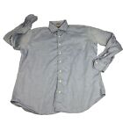 Peter Millar Shirt Chambray Men’s Large Blue Button Down Long Sleeve Hipster Dad