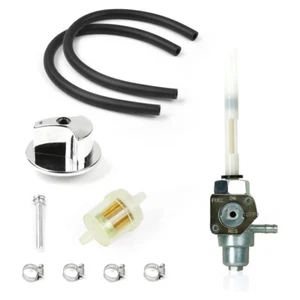 Gas Fuel Valve Petcock & Knob For Honda ATV Fourtrax 200 TRX200 SX 2x4 1986-1988 - Picture 1 of 6