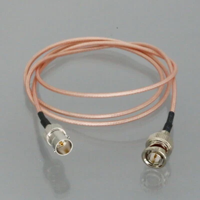 1~6M BNC Male to BNC Female Coaxial RG179 75Ω Cable HD-SDI 3G CCTV DVR Camera - Image 1 of 4