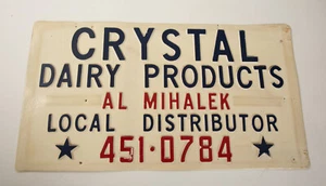 Crystal Dairy Products (M4L)Delivery Truck Door Panel(JSF6) Magnetic Distributor - Picture 1 of 10