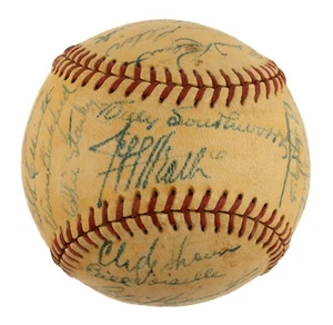1948 Boston Braves National League Champs Team Signed Baseball JSA COA - Picture 1 of 7