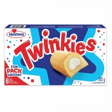 6 Boxes Twinkies Hostess  - 6 Cakes In Each Box -202g- Canada- FRESH & DELICIOUS