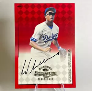 1998 Donruss Signature Autographs Wilton Guerrero - Picture 1 of 3