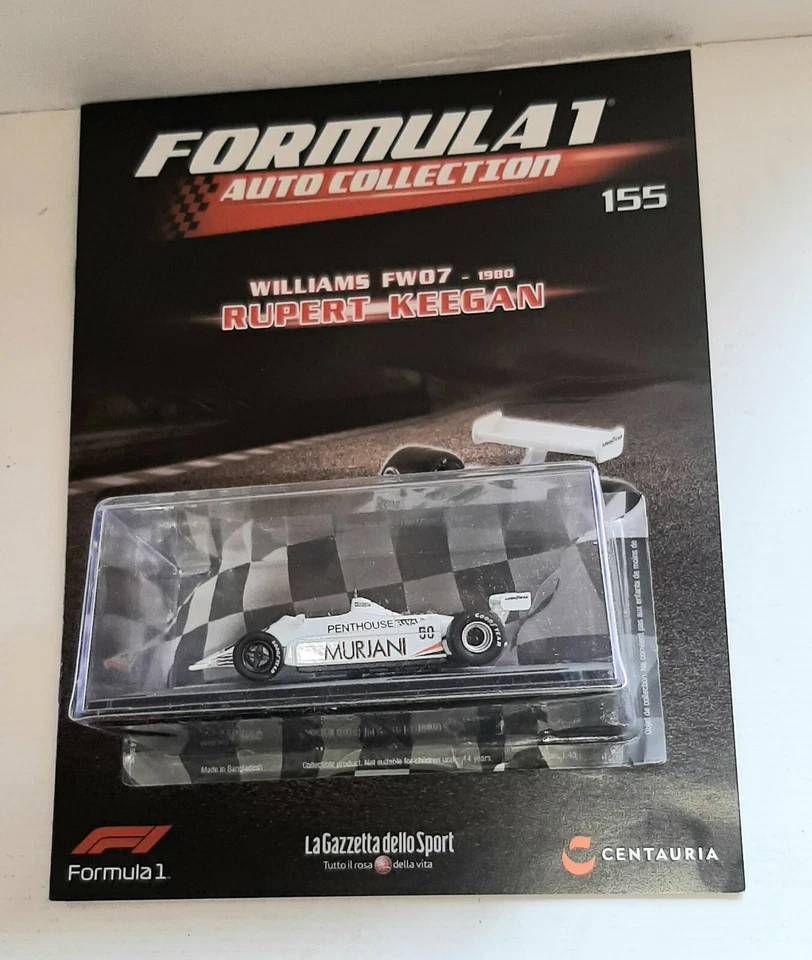 Williams FW07 1980 Rupert Keegan #50 #formula1 Centauria Scala 1/43 - Immagine 1 di 1