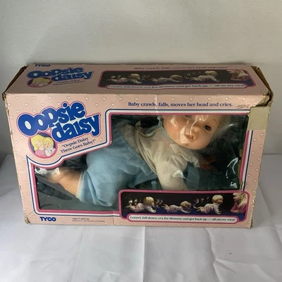RARO Conjunto Azul DE COLECCIÓN 1988 TYCO Muñeca Oopsie Daisy con Caja Original Foto 1 de 4