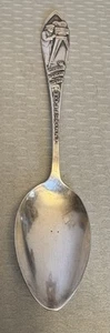 Cuchara de recuerdo de plata esterlina vintage de Hollywood Chas Robbins de cine - Imagen 1 de 6