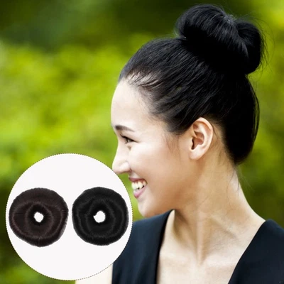  2 Pcs Modellatore Di Chignon Per Capelli Sottili Coda Cavallo Orpello - Image 1 of 4