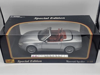Maserati Spyder Argento 1:18 Maisto Special Edit. In Box - Immagine 1 di 4