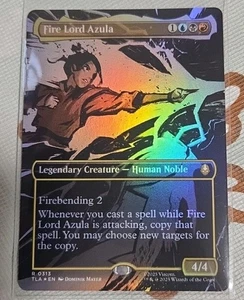 MTG Fire Lord Azula #313 Foil Borderless Avatar: The Last Airbender NM - Bild 1 von 2