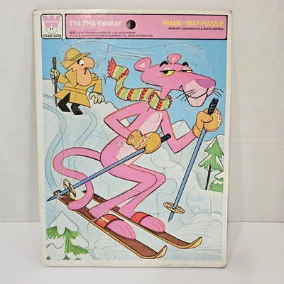 Rompecabezas bandeja marco Whitman The Pink Panther 1977 vintage Foto 1 de 4