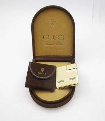 Encendedor de placa Gucci Briguet Depositaires Abrees Avec años 80 con caja y bolsa Foto 1 de 4