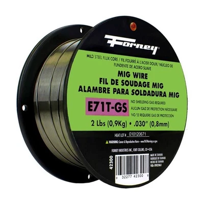 Forney 42300 Mild Steel 70,000 PSI Flux Cored Wire 0.03 Dia. in. for Welding - Image 1 of 2