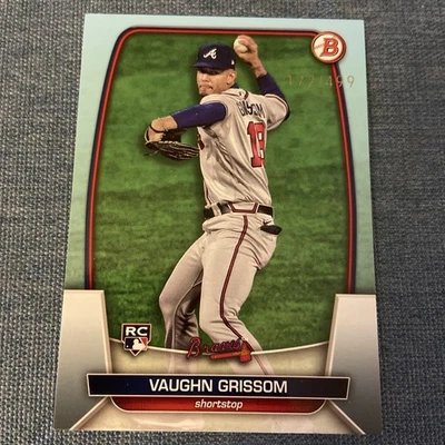 2023 Bowman - Vaughn Grissom #42 Sky Blue /499 (RC) - Image 1 of 4