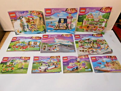 Booklets LEGO "Friends" Guides Collection (10) Different Instructions Manuals  - Image 1 of 3