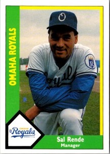 1990 CMC Sal Rende #200 Omaha Royals Baseball Card