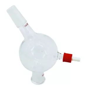 Adattatore distribuzione mucca singola distillazione percorso corto 250 ml, 24/40 - Foto 1 di 3