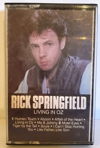 Rick Springfield - Living in Oz Cassette Tape RCA - Picture 1 of 4
