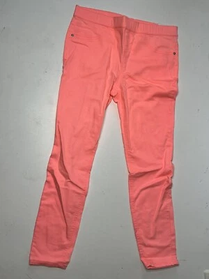 Justice Mid Rise Legging Size 12 Plus salmon color  soft & stretchy  Girl's - Image 1 of 4