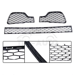 3Pcs Front Bumper Lower Grill Set Grille Guard For 2014-2017 Maserati Ghibli - Picture 1 of 13