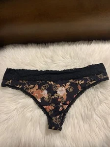 torrid curve 3 sexy thong panties floral pattern nwot - Picture 1 of 11