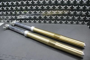 2004 04-07 HONDA CR125R OEM 46MM RIGHT LEFT FRONT SUSPENSION FORKS SHOCKS NICE! - Picture 1 of 19
