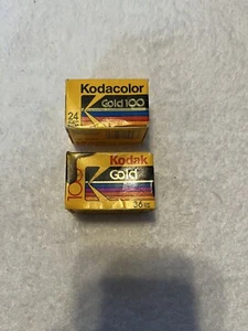 Lot of 2 Kodak Kodacolor Gold 100 35 mm Color Camera Film Exp 1992 & 1993 *READ* - Picture 1 of 11