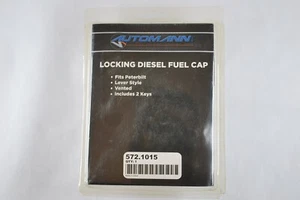 NEW Automann 572.1015 Peterbilt Lever Style Vented Locking Diesel Fuel Cap - Bild 1 von 4