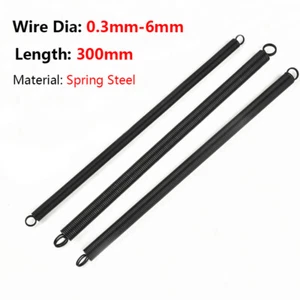 Expansion Tension Spring Loop End Wire Dia 0.3mm-6mm OD 3mm-50mm Length 300mm - Picture 1 of 5