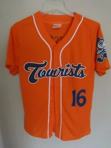 Camiseta deportiva de béisbol MiLB Asheville Tourists SGA 2016 para jóvenes L Rockies O - Imagen 1 de 5