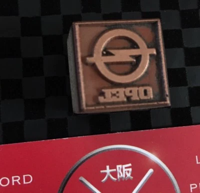 Vintage Opel Dealer Stamp Logo Rare OEM 1950s 1960s 70s 80s Classic GT History - Изображение 1 из 4