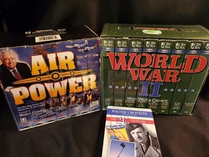 World War II Air Power Walter Cronkite Remembers VHS Tapes - Bild 1 von 8
