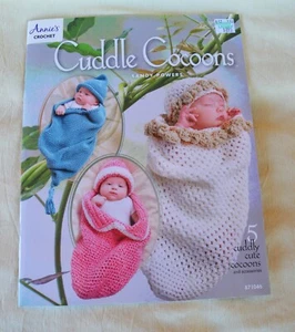 Annie's Crochet Cuddle Cocoons by Sandy Powers 5 Cute Baby Cocoons & Accessorie - Picture 1 of 10