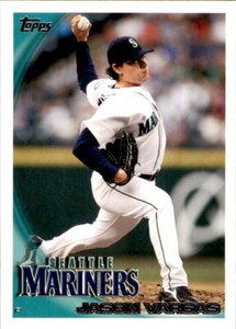 2010 Topps Update Jason Vargas #US-261 Seattle Mariners