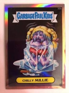 Garbage Pail Kids Topps Chrome Series 1 Refractor Chilly Millie 32b - Picture 1 of 2