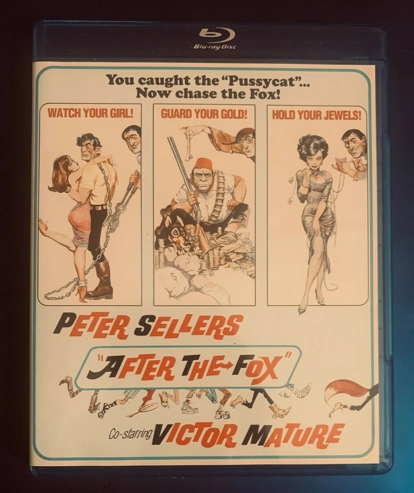 KL STUDIO CLASSICS AFTER THE FOX ~ PETER SELLERS ~ BRITT EKLAND BLU-RAY OOP  — 第 1/1 张图片