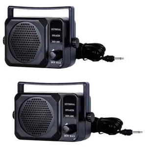 2X Nagoya NSP-150V 3.5mm Jack External Speaker Yaesu Kenwood ICOM Ham Radios - Zdjęcie 1 z 6