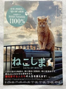 Cats of Malta 2025 Movie Chirashi mini Poster Japan Sarah Jayne NEW - Picture 1 of 2