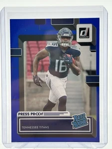 2022 Donruss #312 Treylon Burks prova di stampa - Foto 1 di 2