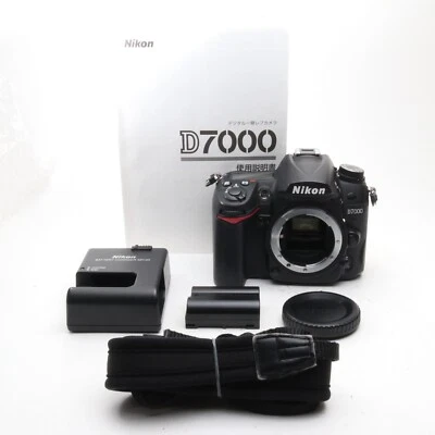 【Exc+5/SC:14000】Nikon D7000 16.2MP Body Only Digital SLR Black APS-C from Japan - Image 1 of 4