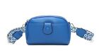 New Women Dual Zip Multi Pockets Wide Strap Shopper Camera Handbag Crossbody Bag