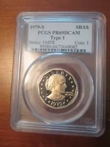 1979-S Susan B. Anthony Dollar PCGS Type 1 PR69DCAM - Picture 1 of 2