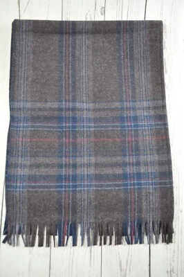 Vintage Pendleton 100% Virgin Wool Men's Scarf Plaid T001-669 - Image 1 of 4