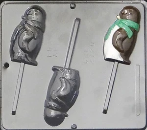Molde de caramelo de chocolate pingüino 2120 NUEVO - Imagen 1 de 2