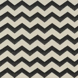 Covington Outdoor/Indoor Upholstery Fabric SD- Cozumel 916 Ebony/Ivory - Picture 1 of 1