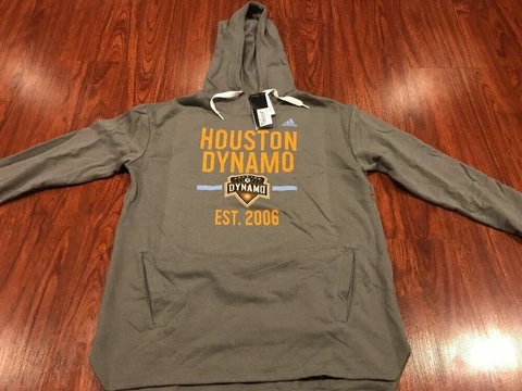 Adidas Women’s Houston Dynamo Fleece Sweatshirt Hoodie Jersey Soccer XL MLS US Cover
