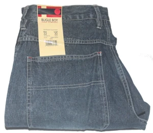 Vintage Bugle Boy Jeans Mens 32 x 34 Denim Cargo Jeans NWT - Picture 1 of 3